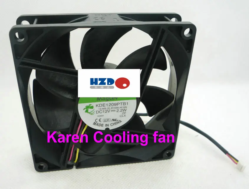 

9cm 9225 12V 2.2w KDE1209PTB1 AF.GN Cooling Fan 92*92*25MM