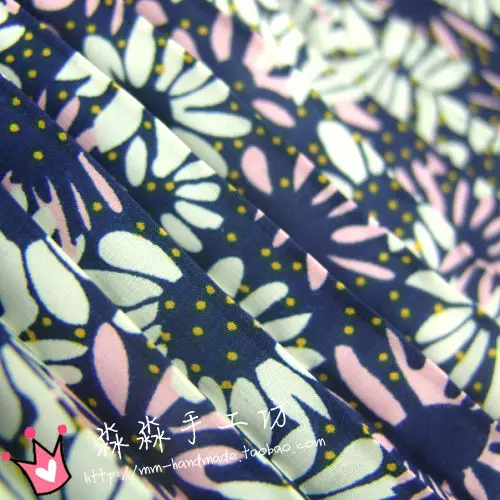 1 шт. экспортная ткань голубые хризантемы цветочный гармошкой складывающаяся 100