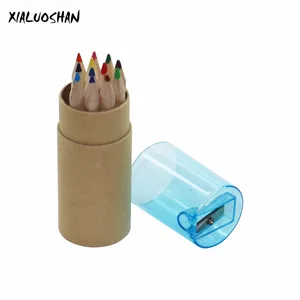 Деревянная коробка для карандашей, 12 цветов, Детские краски