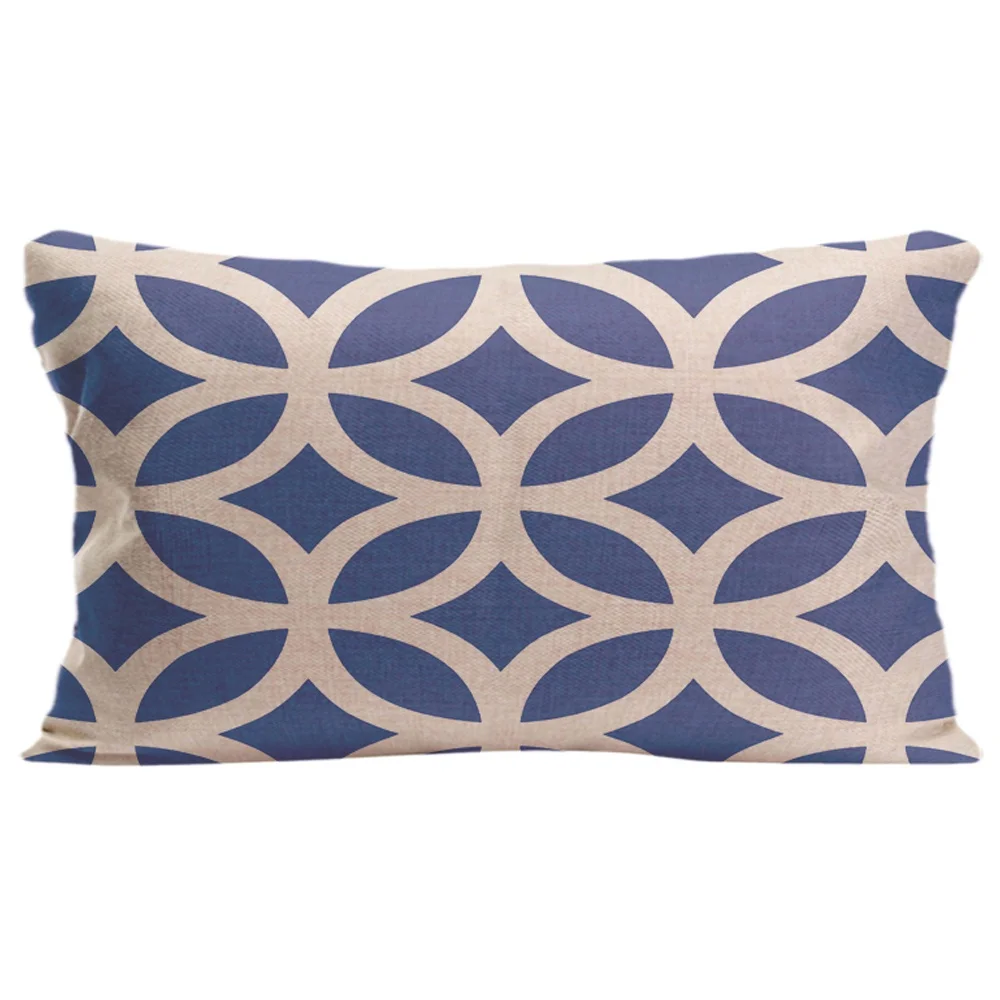 Чехол для подушки с геометрическим рисунком декоративная подушка дивана