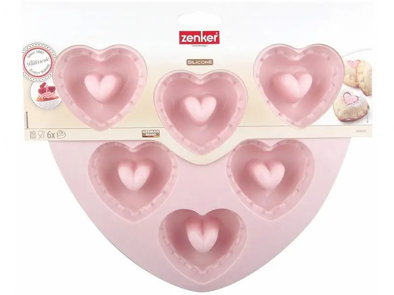 Форма для выпечки кексов Zenker Candy Сердце 22 5*23*3 5 см|Наборы жаропрочной посуды| |