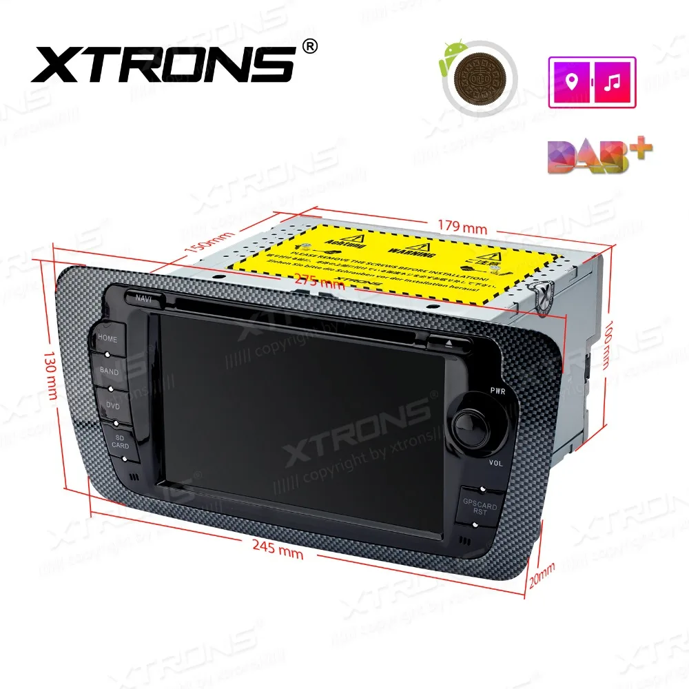XTRONS 7 &quotAndroid 8 1 радио GPS WIFI Автомобильный dvd плеер для Seat Ibiza MK4 6J SportCoupe Ecomotive Cupra 2009 2010