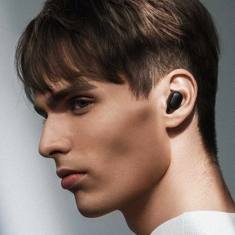 Оригинальные Xiaomi Redmi AirDots TWS настоящие беспроводные стерео наушники Bluetooth кнопка управления зарядным устройством милый свет мини