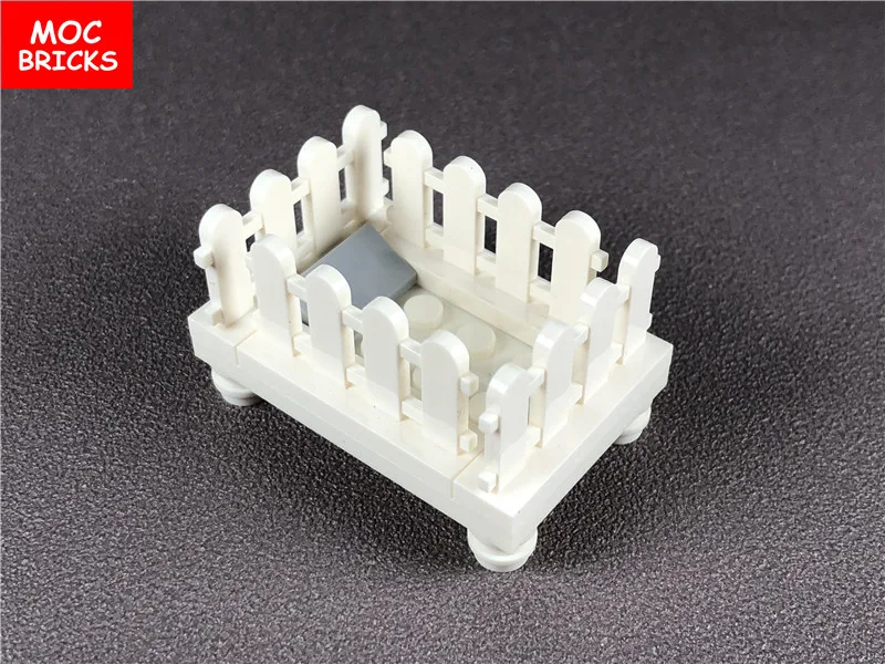 Распродажа набор кубики MOC DIY Белая Колыбель для детской кроватки