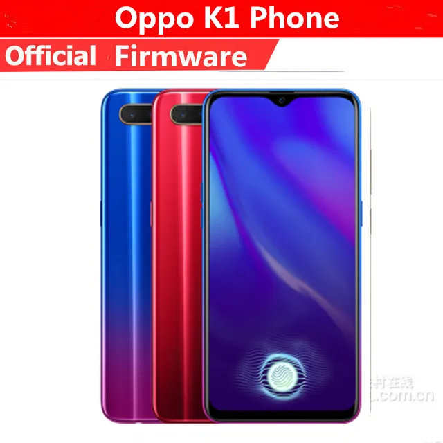DHL Быстрая сотовый телефон Oppo K1 Snapdragon 660 Android 8,1 6," ips 2340X1080 6 Гб ram 64 Гб rom 25,0 МП экран отпечаток пальца
