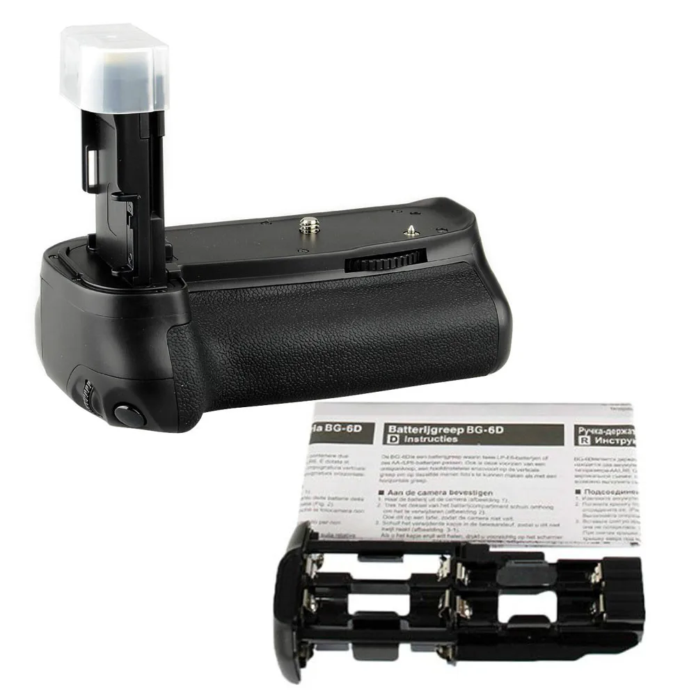 Mcoplus Venidice VD-6D Battery Grip for Canon EOS 6D Camera as BG-E13 BGE13 Meike MK-6D | Электроника