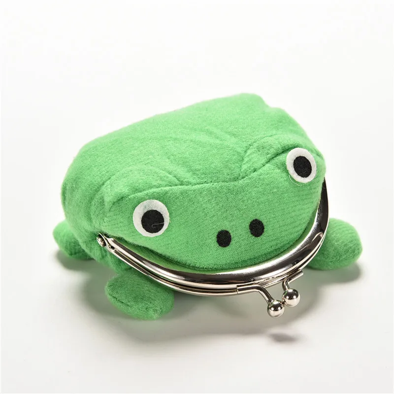 1PCS Hot Selling Frog Wallet Anime Cartoon Wallet Coin Purse Manga Flannel Wallet Cute Purse Coin Holder  images - 6