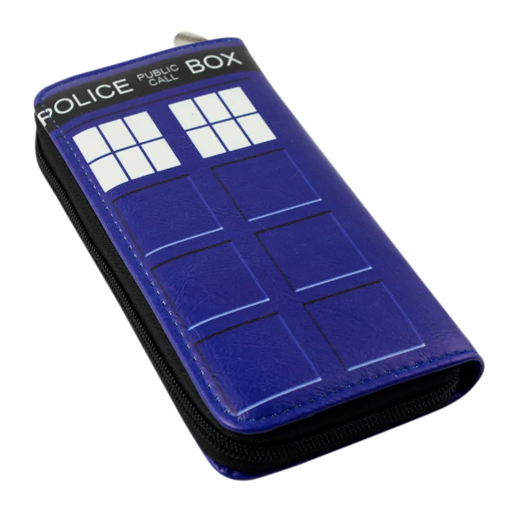 Кошелек Doctor Who Dr. из искусственной кожи кошелек на молнии длинные бумажники