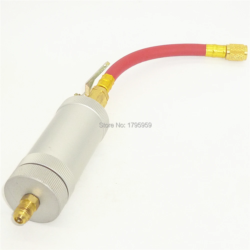 1/4SAE 134a 2 oz инжектор масла R134A R12 R22 автомобиль A/C масло и краситель в линии с 1/4