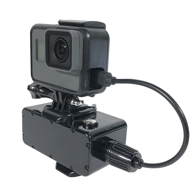 30 м водонепроницаемый 5200 мАч Внешний аккумулятор для GoPro Hero 7/6/5/4/3 + Xiaomi Yi 4K SJCAM