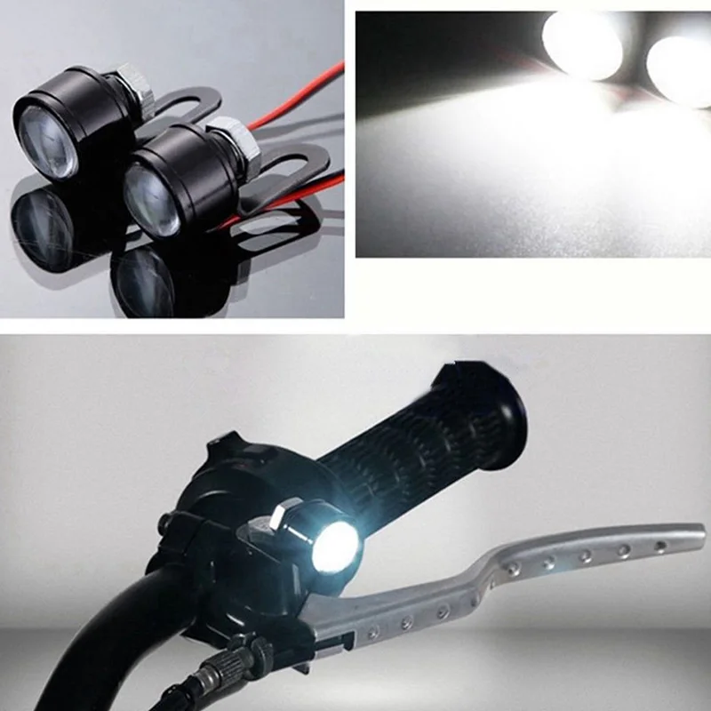 2 шт. мотоцикл Led головной светильник фары 12V 120 лм 5630 3smd Точечный с ленточный