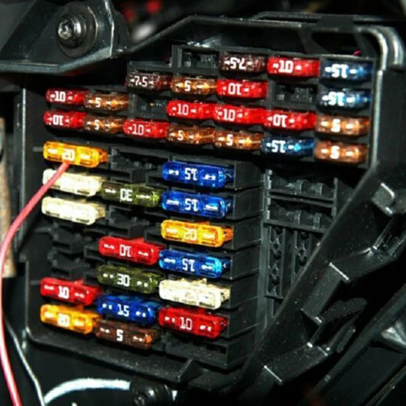 1 комплект (100 шт.) Автомобильный мини низкопрофильный предохранитель 5 7 10 15 20 25 30