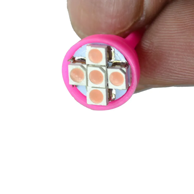 100 шт. белые светодиодсветодиодный лампы для чтения T10 194 168 W5W 3528 1210 5 SMD габаритные