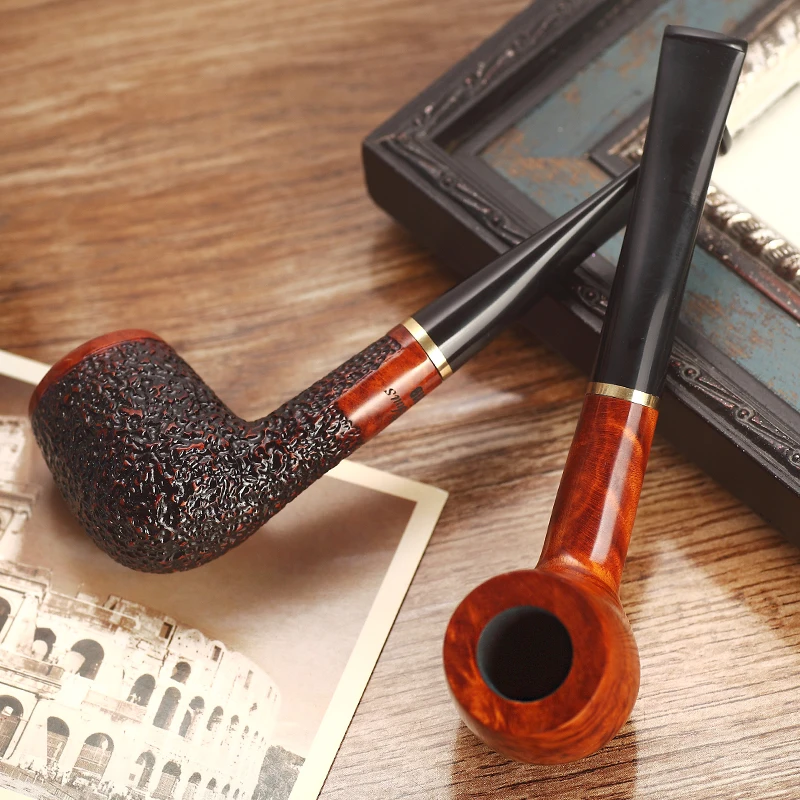 

Tobacco Pipe briar Smoking pipe wood Straight type tobacco pipes Father's Day gift for him Male tobacco appliances