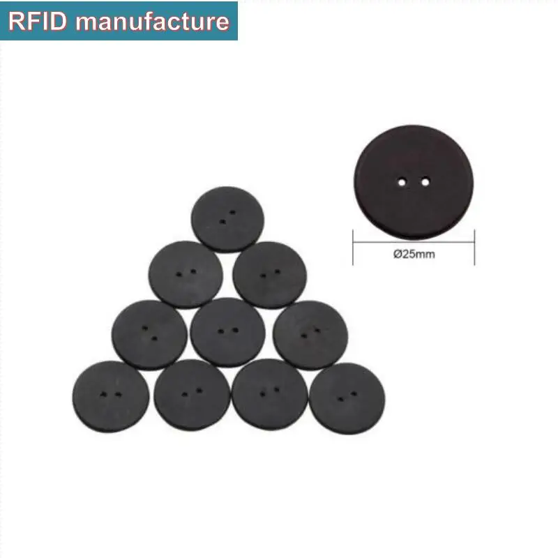 Водонепроницаемая прочная моющаяся rfid метка для одежды uhf кнопка Пассивный чип