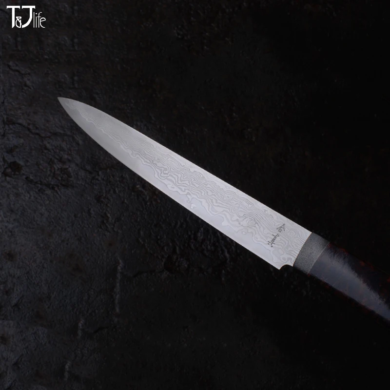 Нож для сашими искусственная шеф повара из дамасской стали VG10 кухонная рыба с