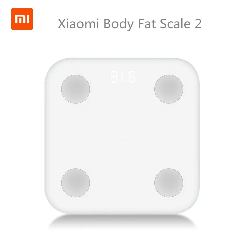 Новые оригинальные Xiaomi mi электронные весы 2 fit APP и тестер состава тела Fat BMR тест