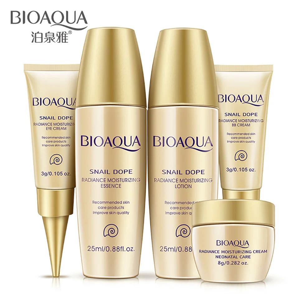 BIOAQUA дорожный набор экстрактом улитки уход за кожей Наборы увлажняющий Сыворотки