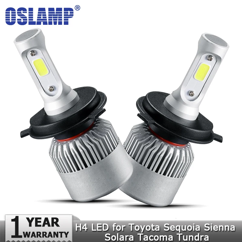 Автомобильные светодиодные фары Oslamp H4 Hi-Lo 72 Вт 8000lm 12 В 24 для Toyota Sequoia Sienna Solara Tacoma