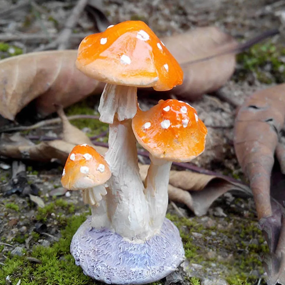 Горячая гриб Toadstool миниатюрный волшебный сад-Террариум фигурка кукольный домик Декор DIY модель украшения