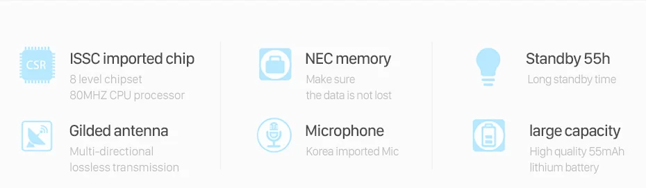 НОСО Bluetooth Наушник к Телефону Блютус Наушник с Микрофоном Хэндсфри в Авто Беспроводная Гарнитура в Ухо С Шумоподавлением для iPhone Samsung Xiaomi для Телефона Блютуз Гарнитура для Айфона Смартфона Андроида