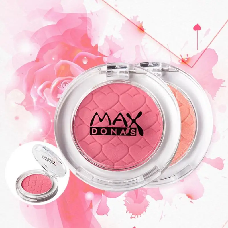 Женские водостойкие Румяна 6 цветов женский макияж косметика в форме сердца