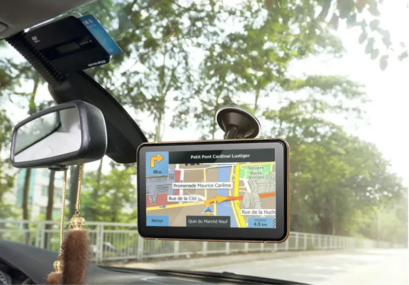 Горячие Новые 7 дюймов HD gps автомобильный навигатор 800 м/FM/8 GB/DDR3 Карты для России/Беларусь Европа/США+ Канада грузовик Navi фургонов
