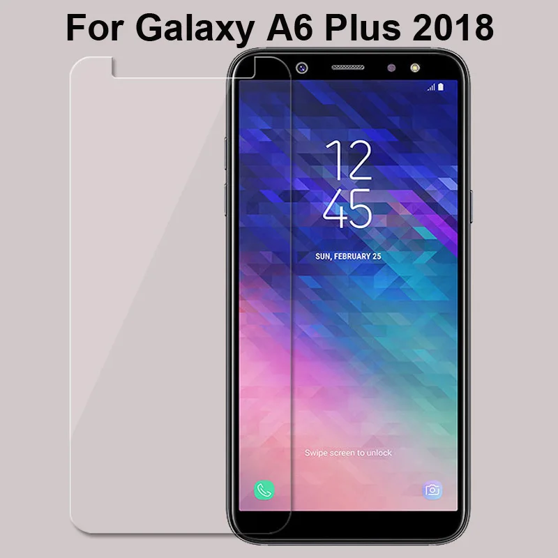 

Закаленное Стекло для samsung Galaxy A6 плюс 2018 A605G Экран защитная пленка Стекло для Galaxy A6 + Жесткая защита Стекло крышка
