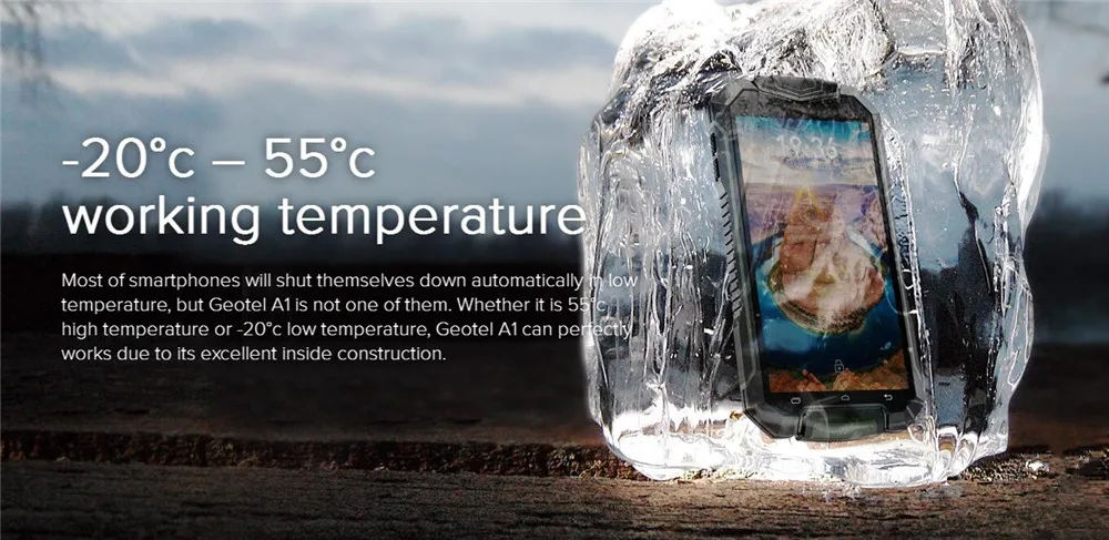 Geotel A1 Android 7,0 смартфон MTK6580M четырехъядерный 4,5 ''мобильный телефон водонепроницаемый 1 ГБ ОЗУ 8 Гб ПЗУ gps WCDMA мобильный телефон