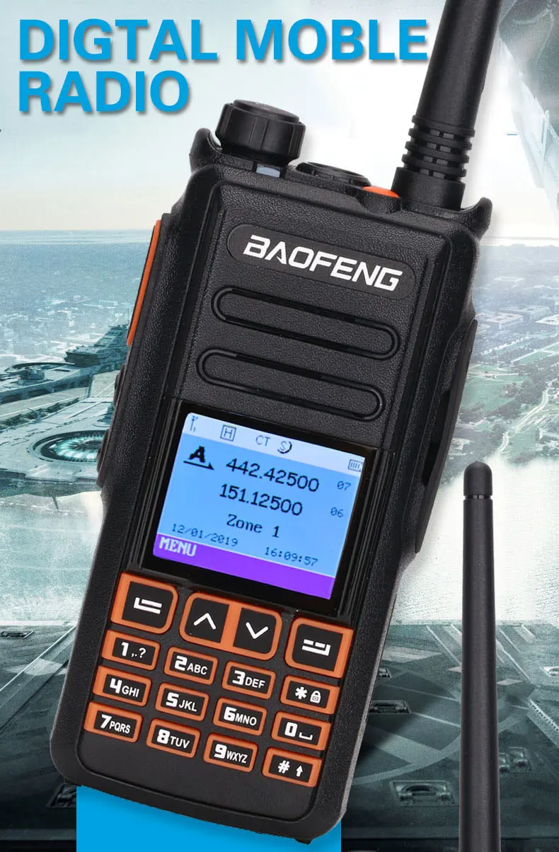 Baofeng DM-X gps Запись уровня 1 и 2 уровня II Dual Time slot DMR цифровая/аналоговая рация портативное радио обновление DM-1702