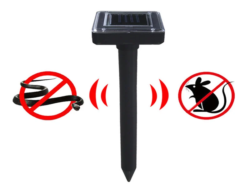 Спайк Смарт на солнечных батареях репеллент от моли Chaser для улицы газон сад ярдов