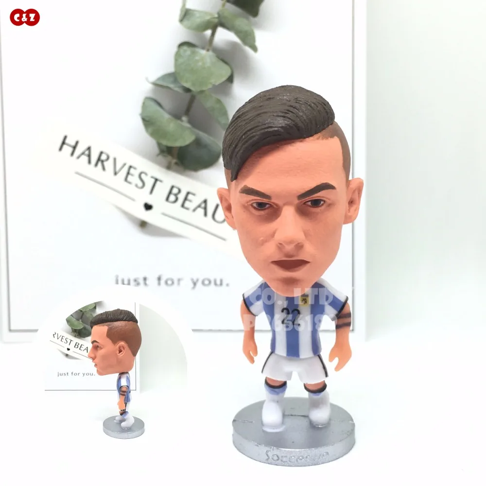 Футбольные игрушки фигурка Звезды Dybala 2016 2017 ARG подвижные суставы Смола Модель