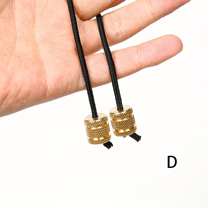 Новинка Begleri йо-йо фиджет игрушка Экстремальный палец движение палец декомпрессия артефакт Медь Два бисера и один веревка Горячая - Цвет: Begleri D