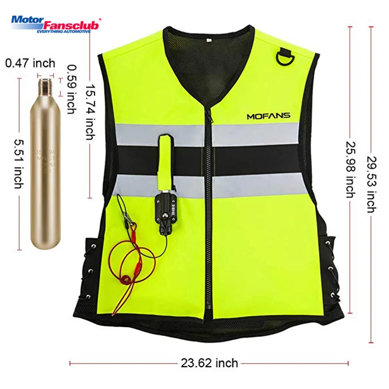 Мотоциклетная подушка безопасности жилет воздушной подушки куртка Велоспорт