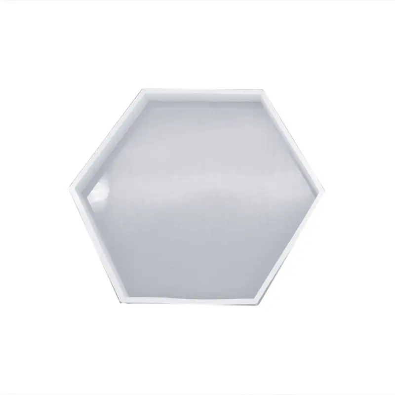 3D гладкая силиконовая форма зеркальная геометрическая шестиугольник Поделки