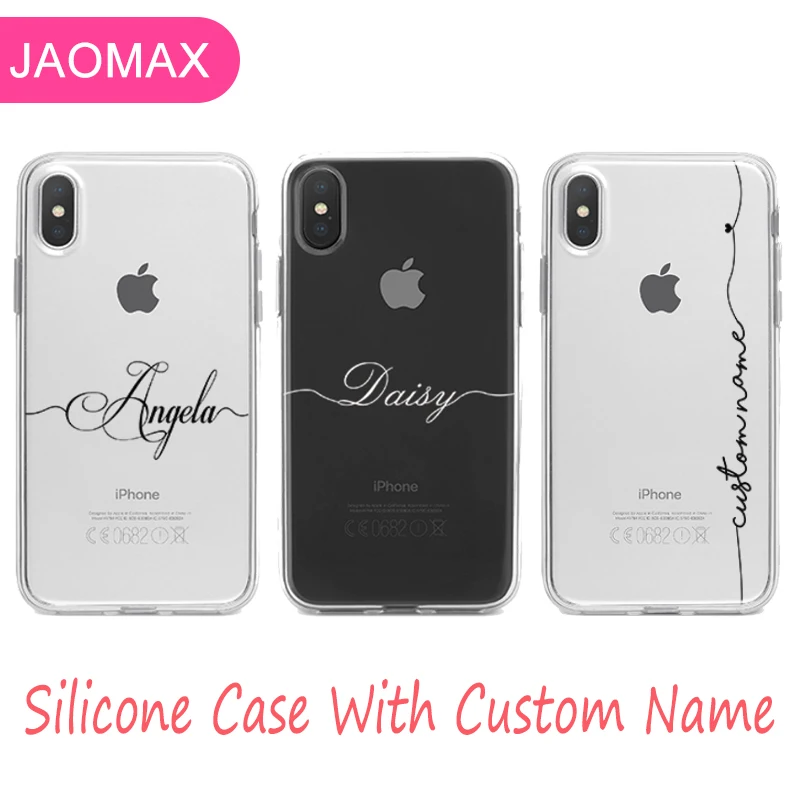 Jaomax DIY дизайнерский чехол для телефона под заказ для iPhone 11 XS MAX XR X 8 7 PLUS 6s Мягкий силиконовый чехол из ТПУ