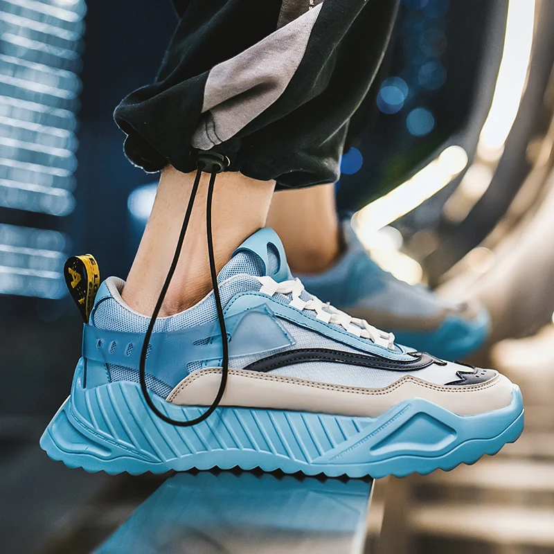 Новинка 2019 Популярные Молодежные мужские туфли стильная обувь для папы