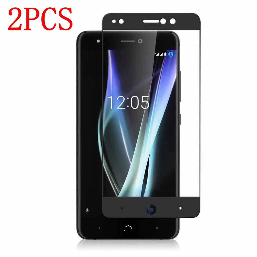 Закаленное стекло с полным покрытием для BQ Aquaris X 2 шт. защитная пленка экрана X2 Pro U2