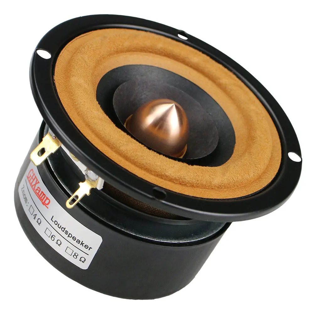 GHXAMP 3 дюймовый Полнодиапазонный динамик твитер Средний бас ткань bullet блок HIFI