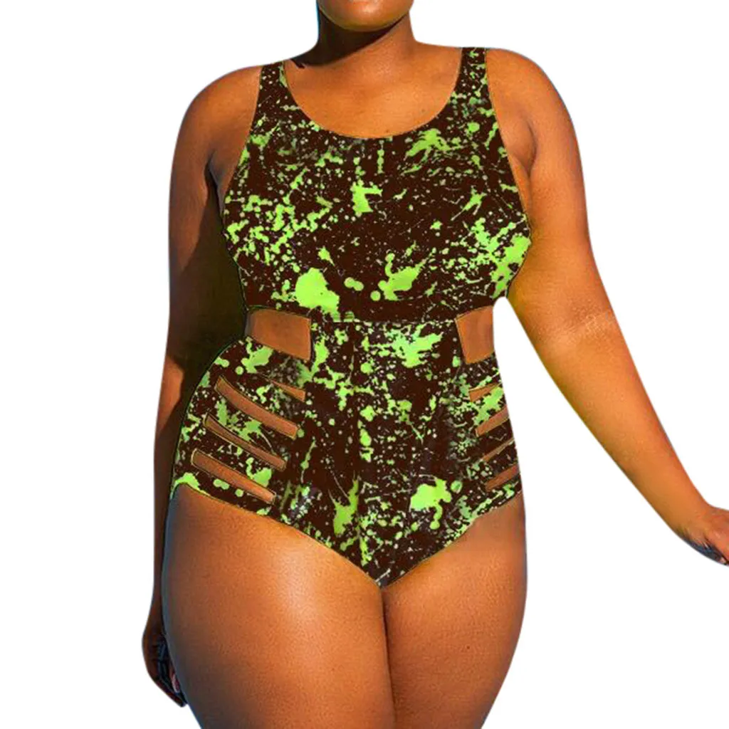 Women's Swimming Suit Sexy Bikini Swimsuit 2019 Swimwear Women Plus Size One-Piece Monokini Push Up Beachwear | Спорт и