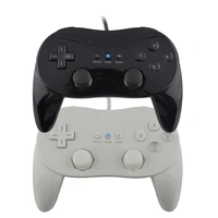 10pcs a lot new classic wired game controller pro gamepad shock joypad joystick for wii second generation