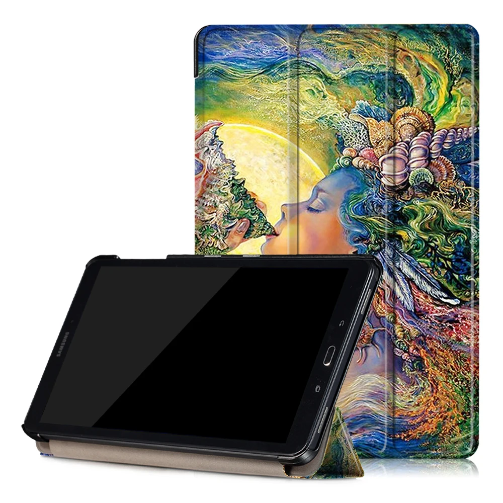 Van Gogh Painting PU Leather Case Stand Cover for Samsung TAB A 10.1 P580 P585 Tablet Protective Shell SM-P580 Book | Компьютеры и