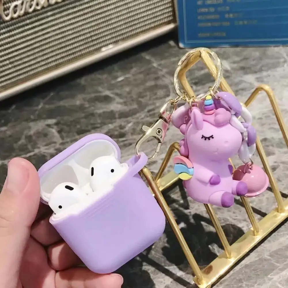 Милая кукла Кэнди чехол для Apple гарнитура для airpods чехол единорог украшение Мягкий силиконовый чехол для наушников для Air Pods