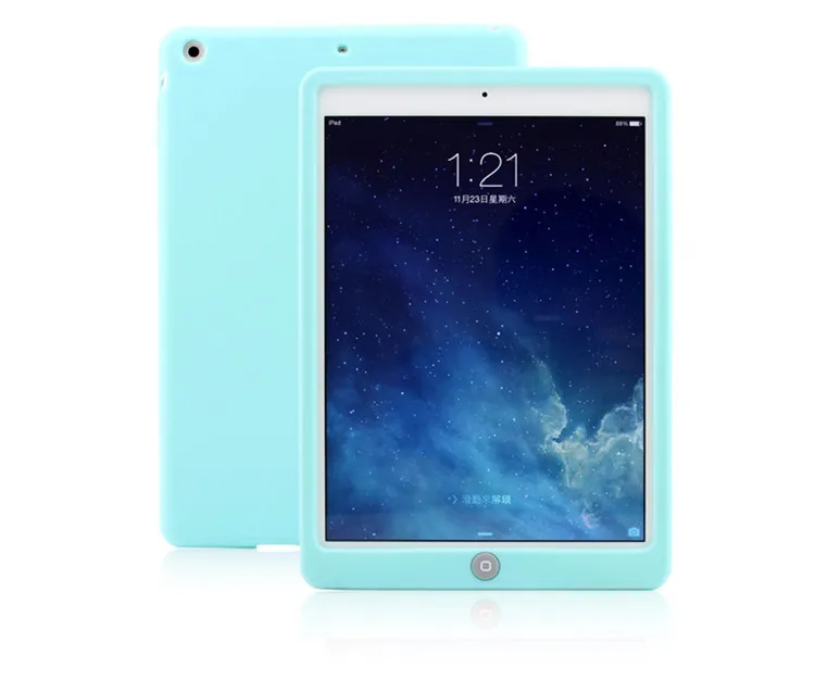 Мягкий силиконовый защитный чехол для ipad 6 Air 2 мягкий детей | Компьютеры и офис