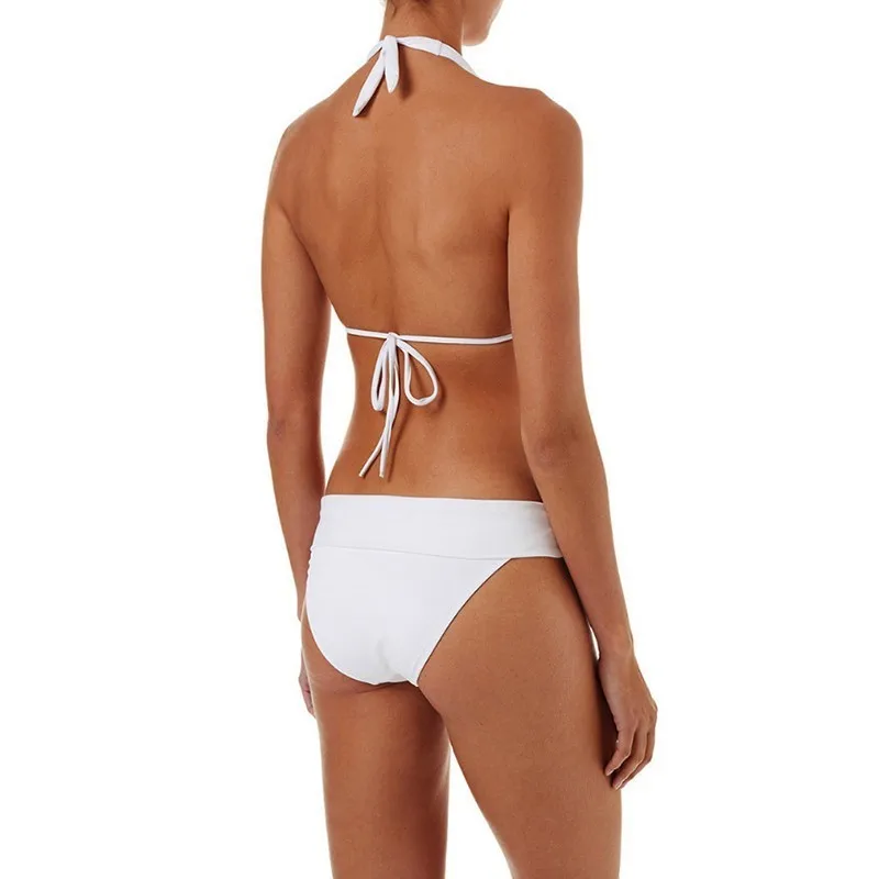 New Women Sexy Bikinis Push Up Swimsuit Halter Brazilian Swimwear Bikini Set Two Pieces Swim Bathing Suit Elastic Female Biquini |