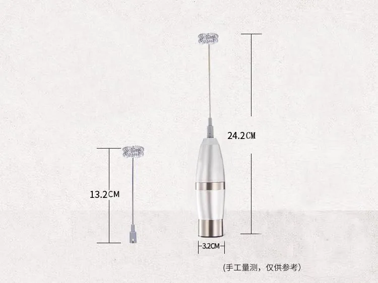 304 электрическое молоко из нержавеющей стали bubbler мини электрический взбиватель