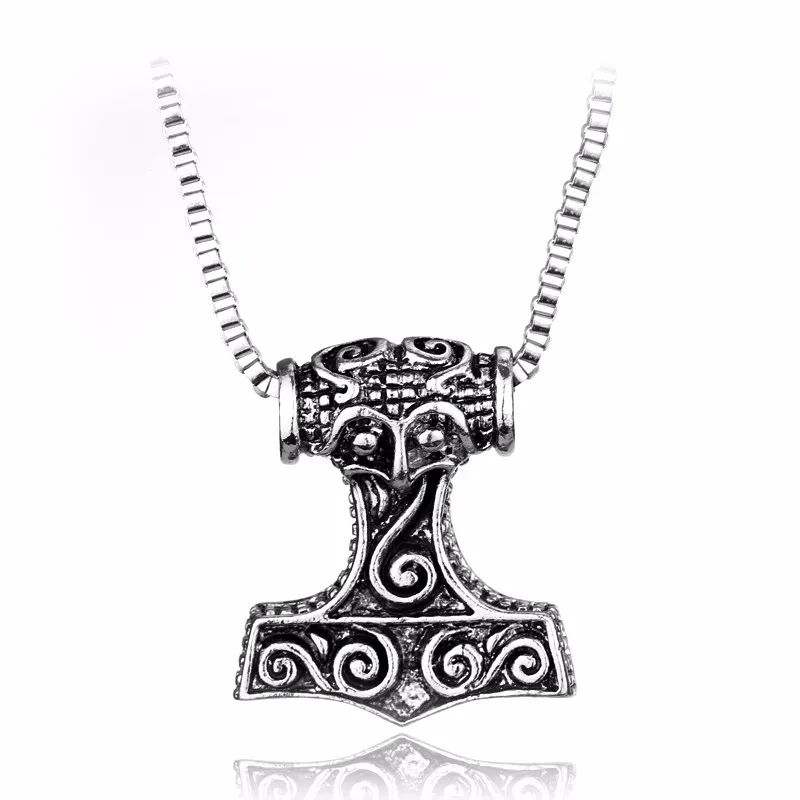 10 стилей Мститель Тор ожерелье молоток Темный мир сплав THOR'S HAMMER Magick Мужская подвеска ожерелье ювелирные изделия Прямая поставка