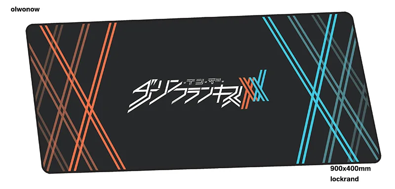 Darling in the franxx Коврик Для Мыши Компьютерный геймер HD Коврик для мыши с принтом 900x400x3 мм padmouse высококачественный коврик для мыши гаджет коврики для Кабинета