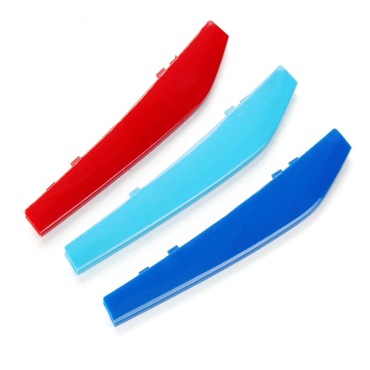 3 шт. украшение переднего гриля автомобиля отделка крышки наклейка полоса для BMW 5