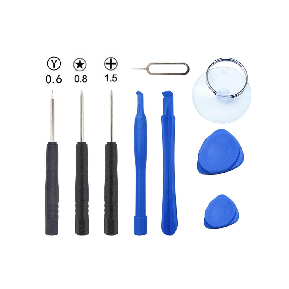 9 шт. Y 0.6 Tri-wing Отвёртки Pentalobe 0.8 PH000 Phillips 1.5 комплект специально для iPhone 7 Plus ремонт